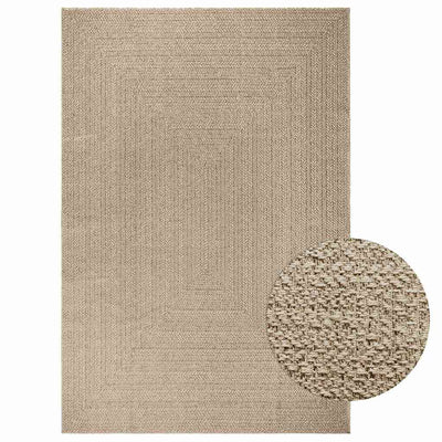 Vidaxl Teppich Zizur Beige innerhalb und außerhalb 200x290 cm Jute Look