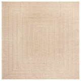 Vidaxl Teppich Zizur Beige Innen und außerhalb von 240x240 cm Jute Look - afbeelding 2