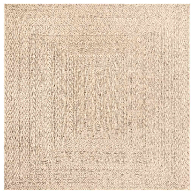 Vidaxl Teppich Zizur Beige Innen und außerhalb von 240x240 cm Jute Look