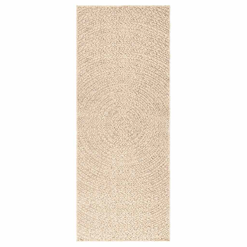 Vidaxl Teppich Zizur Beige Innen und außerhalb von 80x200 cm Jute Look