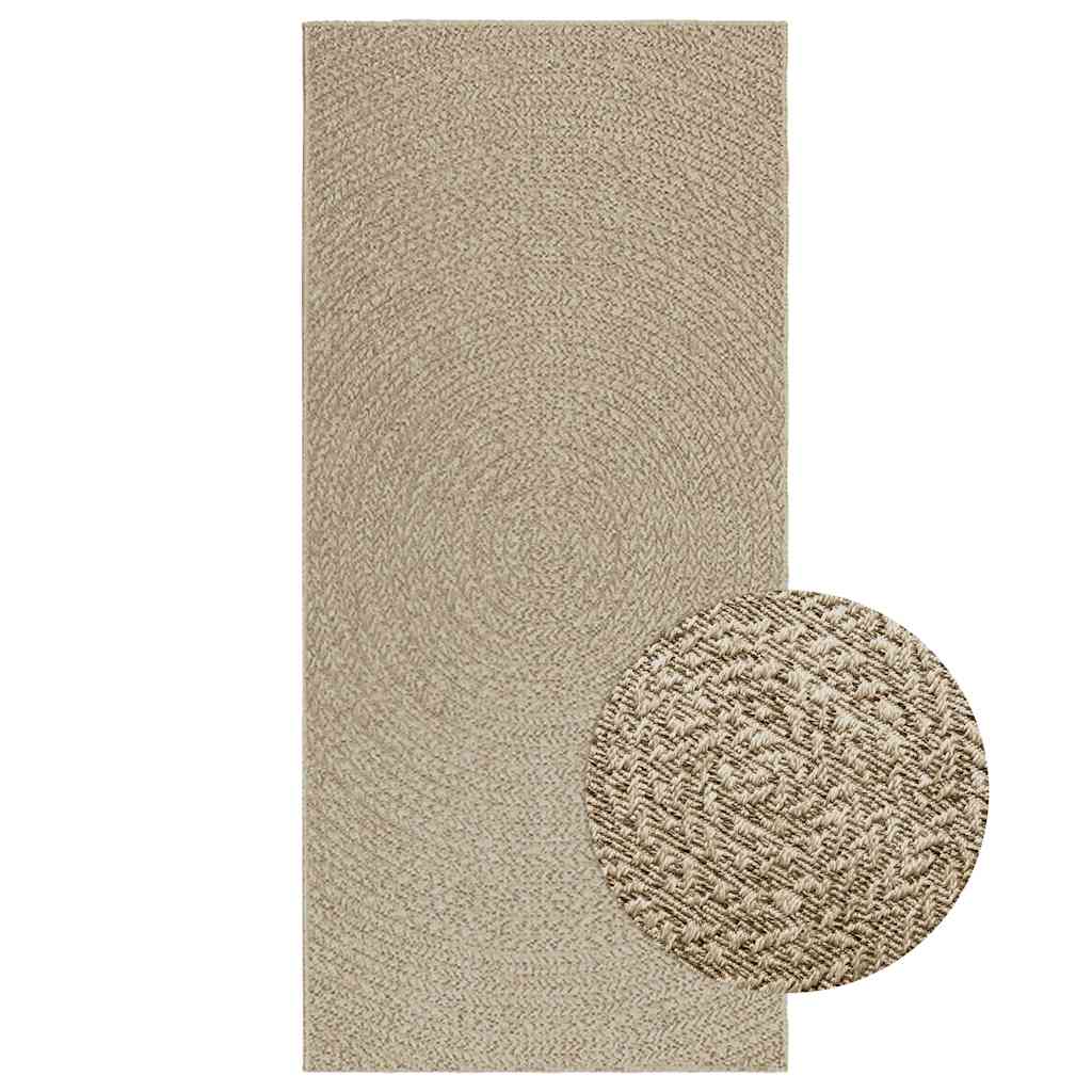 Vidaxl Teppich Zizur Beige Innen und außerhalb von 100x200 cm Jute Look