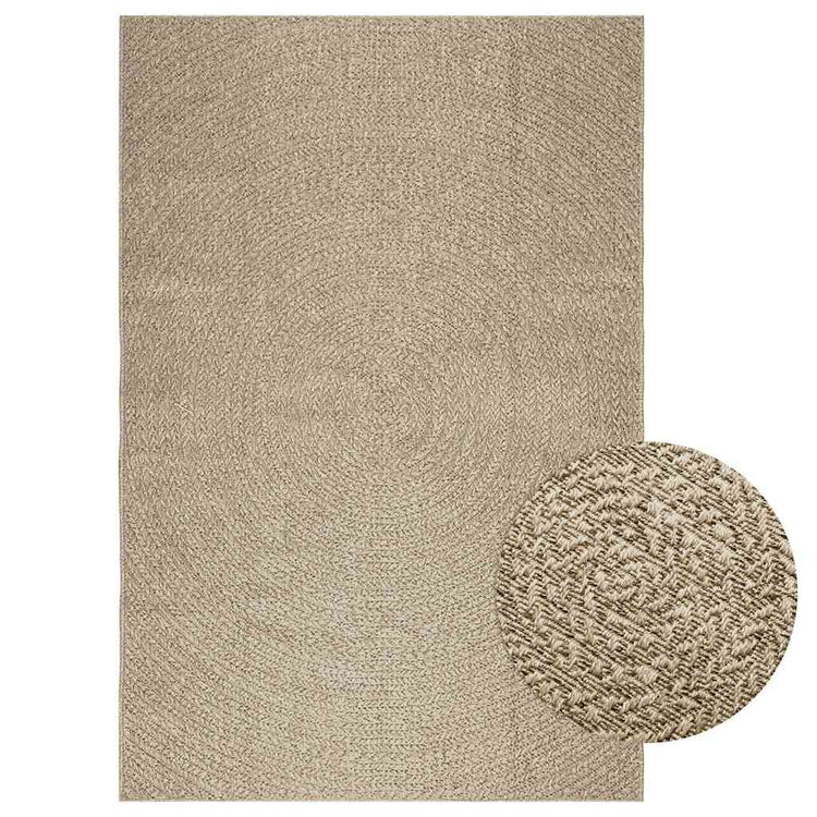 Vidaxl Teppich Zizur Beige Innen und außerhalb von 160 x 230 cm Jute Look