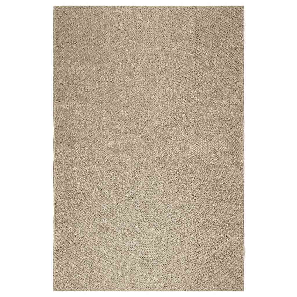 Vidaxl Teppich Zizur Beige Innen und außerhalb von 160 x 230 cm Jute Look