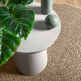 Vidaxl Teppich Zizur Beige innen und außen Ø 90 cm Jute Look - afbeelding 3