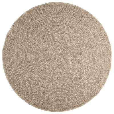 Vidaxl Teppich Zizur Beige Innen und außerhalb Ø 160 cm Jute Look