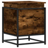 VIDAXL -Speicherbox mit Deckel 40x40x51,5 cm propertiertes Holzgeräuchchen -Eiche