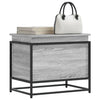 VIDAXL -Speicherbox mit Deckel 60x40x51,5 cm verarbeitetes Holzgrau Sonoma