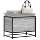 VIDAXL -Speicherbox mit Deckel 60x40x51,5 cm verarbeitetes Holzgrau Sonoma