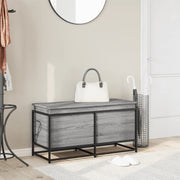 VIDAXL -Speicherbox mit Deckel 100x40x51,5 cm propertiertes Holzgrau Sonoma - afbeelding 3