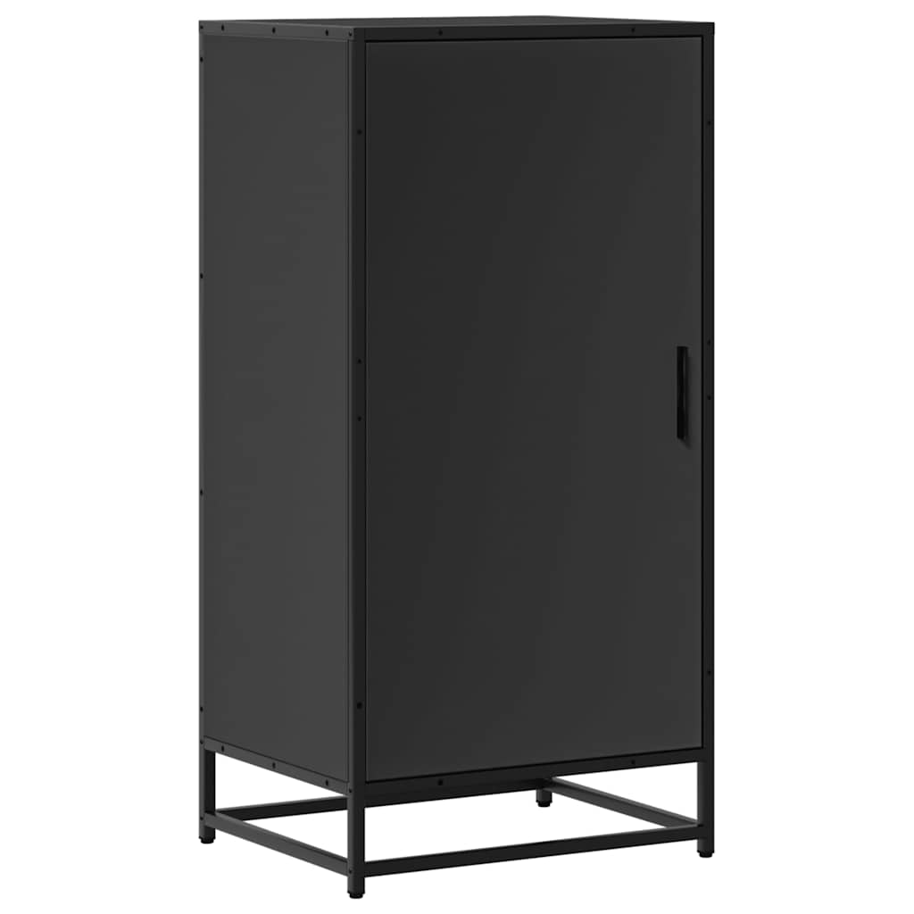 VIDAXL -Schuhregal 48x38x97,5 cm verarbeitetes Holz schwarz