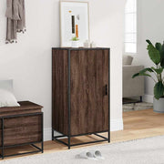 VIDAXL -Schuhregal 48x38x97,5 cm verarbeiteter Holzbraune Eiche gefärbt - afbeelding 3