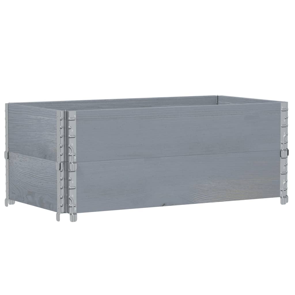 VIDAXL -Planungsbox 100x50 cm Festkiefergrau
