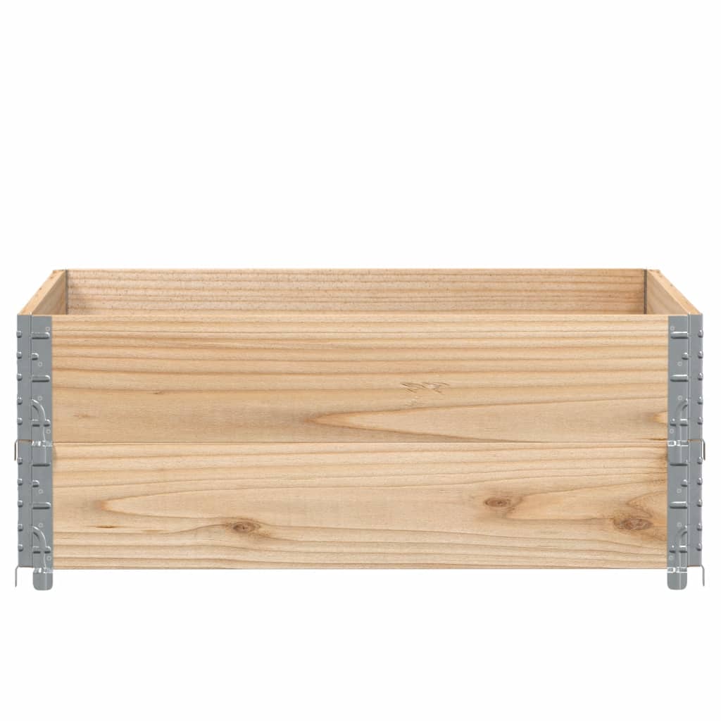 VIDAXL -Planungsbox 100x100 cm Festkiefer