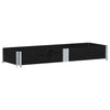 VIDAXL -Planungsbox 150x50 cm Festkiefer schwarz