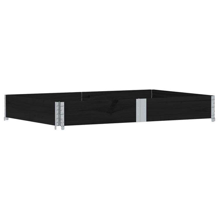 VIDAXL -Planungsbox 150x100 cm Festkiefer schwarz