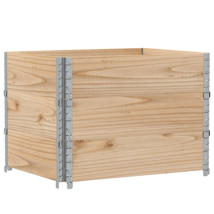 VIDAXL -Planungsbox 80x60 cm Festkiefer