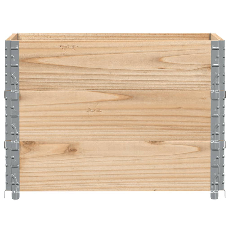 VIDAXL -Planungsbox 80x60 cm Festkiefer