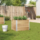 VIDAXL -Planungsbox 80x60 cm Festkiefer