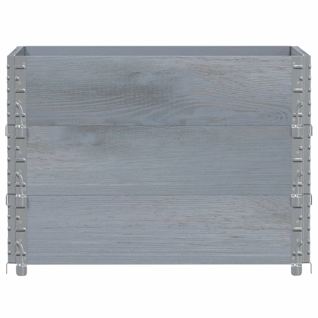 VIDAXL -Planungsbox 80x60 cm Festkiefergrau
