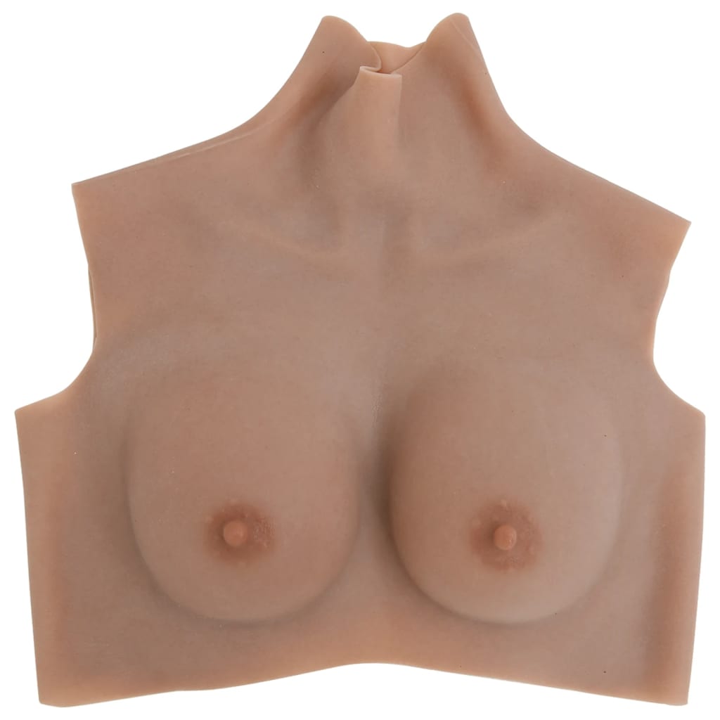 VidaXL Brustprothese B-Cup Silikon braun