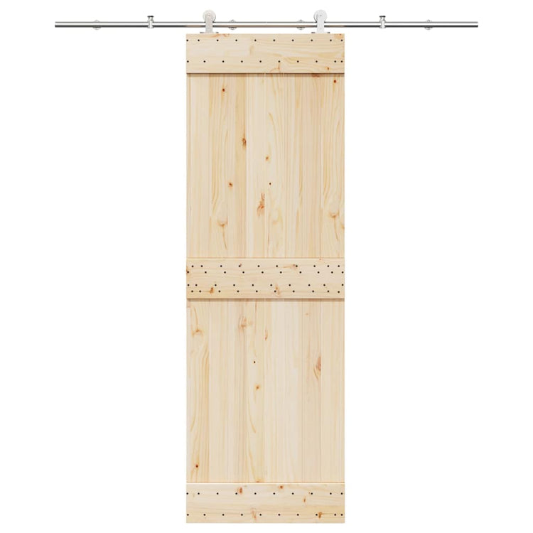 Vidaxl Schiebetürteile Set 200 cm Edelstahl Silberfarbe