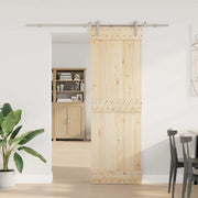 Vidaxl Schiebetürteile Set 200 cm Edelstahl Silberfarbe - afbeelding 3