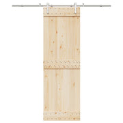 Vidaxl Schiebetürteile Set 200 cm Edelstahl Silberfarbe - afbeelding 1