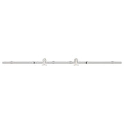 Vidaxl -Schiebetürteile 183 cm Edelstahl Silberfarbe - afbeelding 2