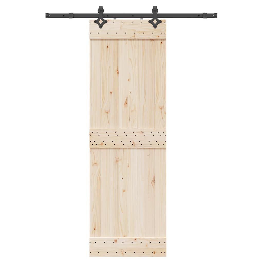 Vidaxl -Box mit Teilen für Schiebetür 152,5 cm Stahl schwarz