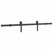 Vidaxl -Box mit Teilen für Schiebetür 152,5 cm Stahl schwarz - afbeelding 2