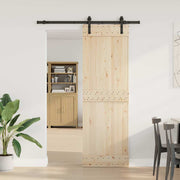 Vidaxl -Box mit Teilen für Schiebetür 213,5 cm Stahl schwarz - afbeelding 3