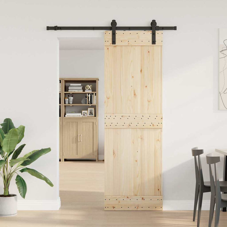 Vidaxl -Box mit Teilen für Schiebetür 152 cm Stahl schwarz