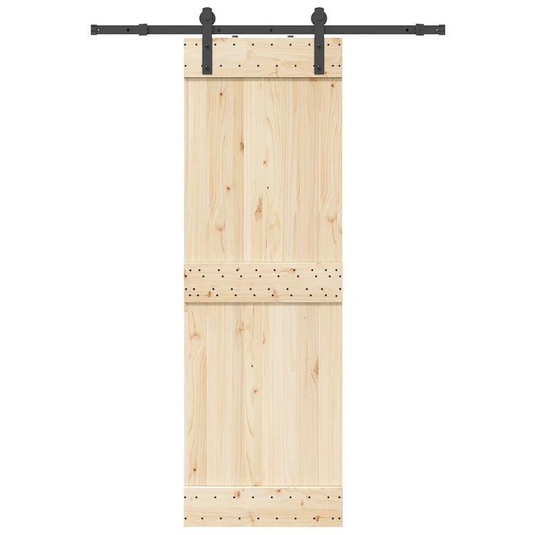Vidaxl -Box mit Teilen für Schiebetür 152 cm Stahl schwarz