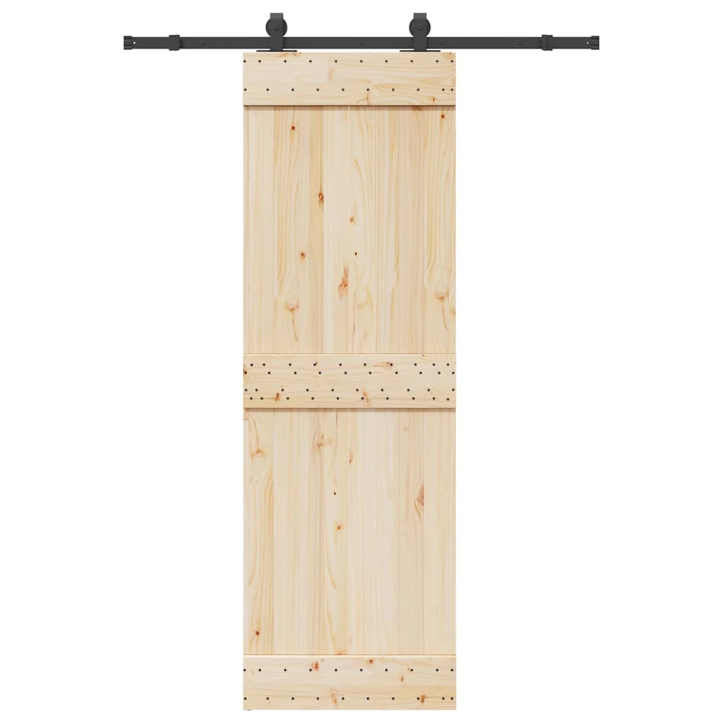 Vidaxl -Box mit Teilen für Schiebetür 152,5 cm Stahl schwarz