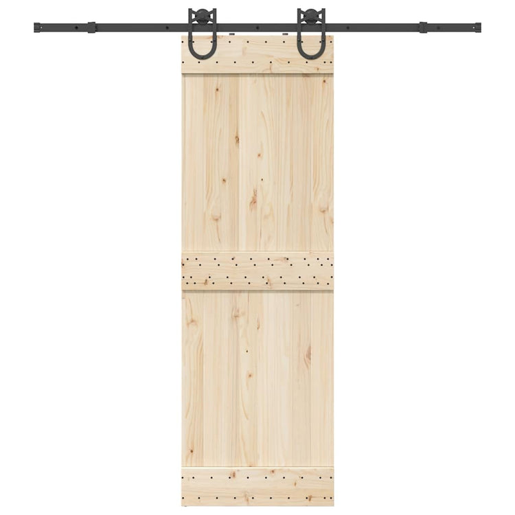 Vidaxl -Box mit Teilen für Schiebetür 200 cm Stahl schwarz