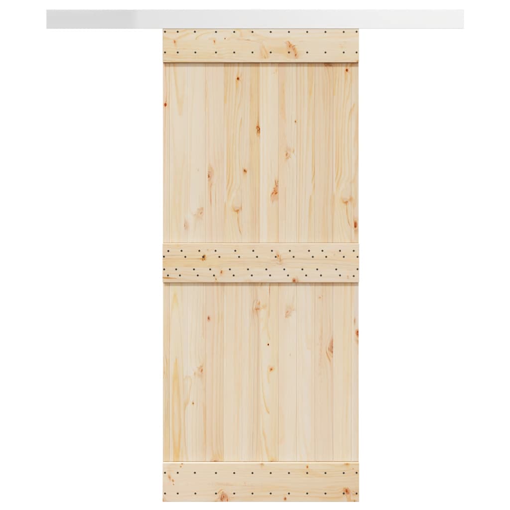 Vidaxl -Teig -Set -Schiebetür 183 cm Aluminiumlegierung silberfarben