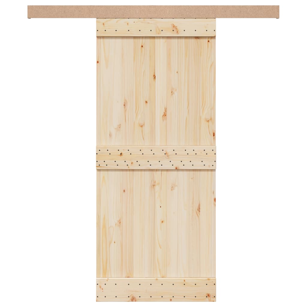 Vidaxl -Teig -Set -Schiebetür 183 cm Aluminiumlegierung silberfarben
