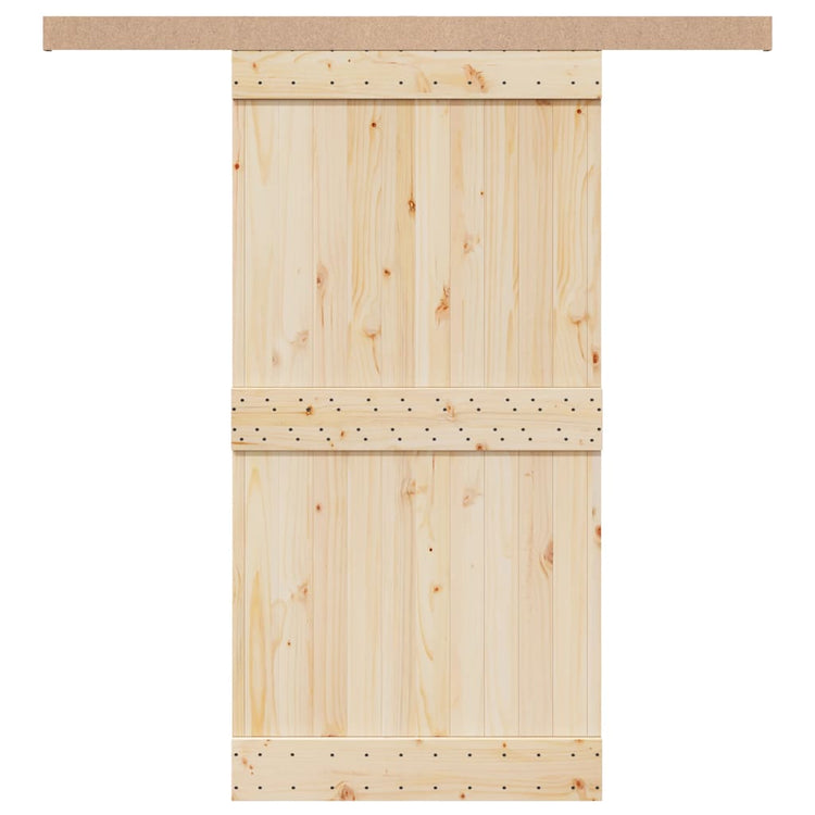 Vidaxl -Teig -Set -Schiebetür 200 cm Aluminiumlegierung silberfarben