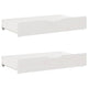 VIDAXL -Bettlades 2 PCs 95 x 55x16 cm Festkiefer