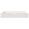 VIDAXL -Bettlades 2 PCs 95 x 55x16 cm Festkiefer