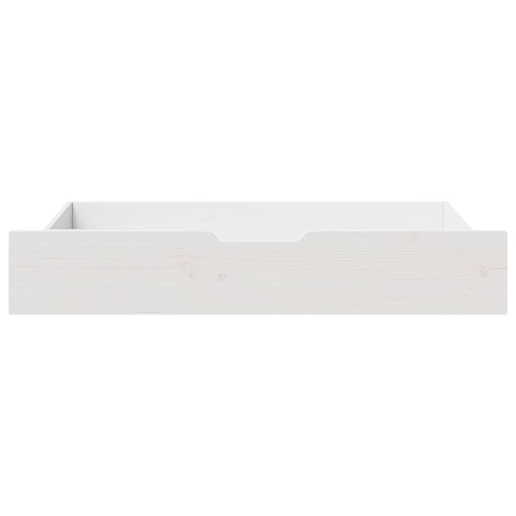 VIDAXL -Bettlades 2 PCs 95 x 55x16 cm Festkiefer