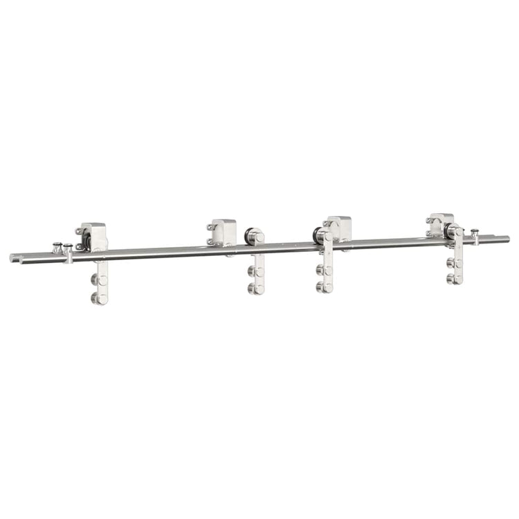 Vidaxx Schiebetürteile-Set 183 cm Edelstahl silberfarben