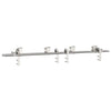 Vidaxx Schiebetürteile-Set 183 cm Edelstahl silberfarben