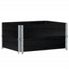 VIDAXL Palletopzetranden 2 ST 80x60 cm Festkiefer schwarz