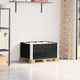 VIDAXL Palletopzetranden 2 ST 80x60 cm Festkiefer schwarz