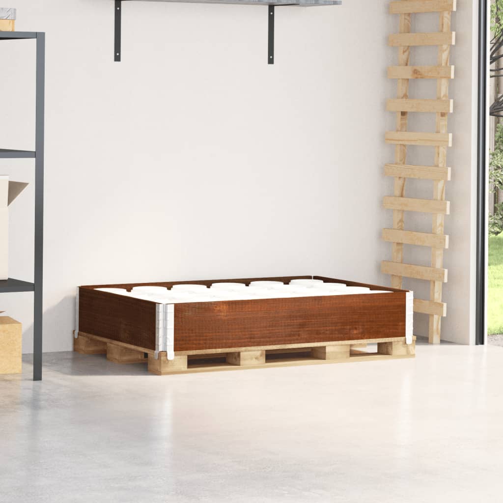 VIDAXL -Paletopzetrand 120 x 80 cm Festkiefernbraun