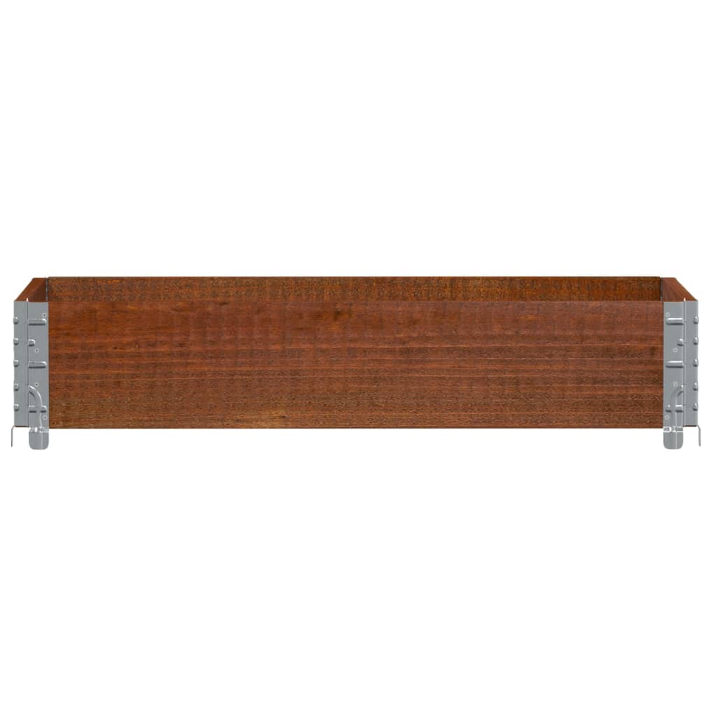 VIDAXL Palletopzetrand 100x50 cm Festkiefernbraun