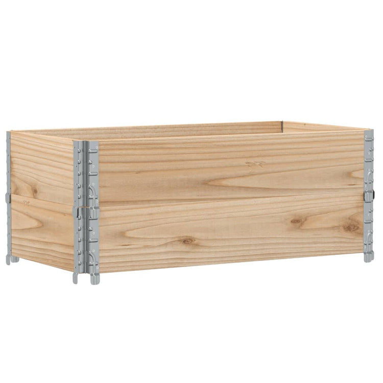 VIDAXL Palletopzetranden 2 PCs 100x50 cm Festkiefer