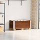 VIDAXL -Paletopzetranden 2 -PCs 100x50 cm Festkiefernkiefernbraun