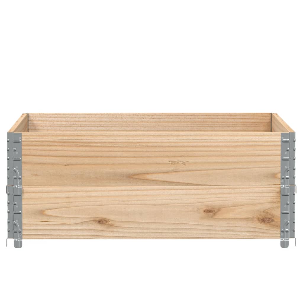 VIDAXL Palletopzetranden 2 PCs 100x100 cm Festkiefer